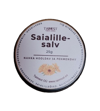 Saialillesalv naistepuna ja lavendliga