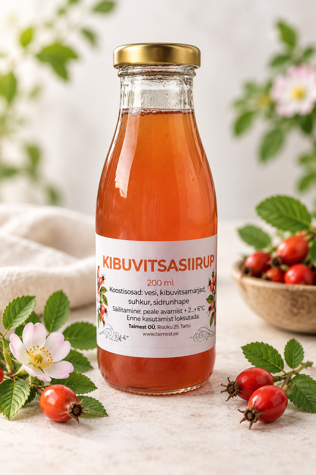 Kibuvitsasiirup 200 ml
