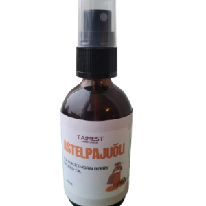 Käsitöö astelpajuõli spraypudelis