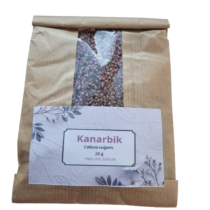 Traditsiooniline kanarbikutee kuseteede, seedimise ja rahunemise toetuseks.