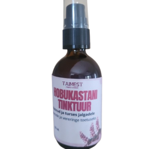 Hobukastani tinktuur väsinud jalgade toetuseks