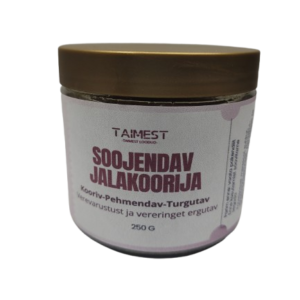 Soojendav jalakoorija kampriõli ja pimsskivipulbriga