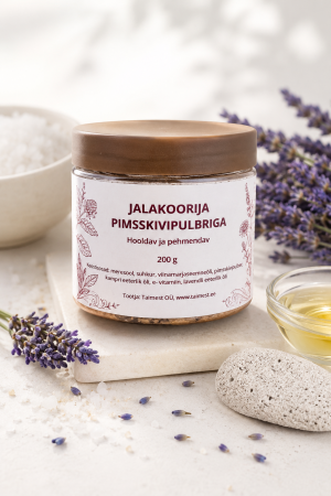 Jalakoorija pimsskivipulbriga