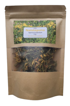 Naistepuna ürt, kuivatatud